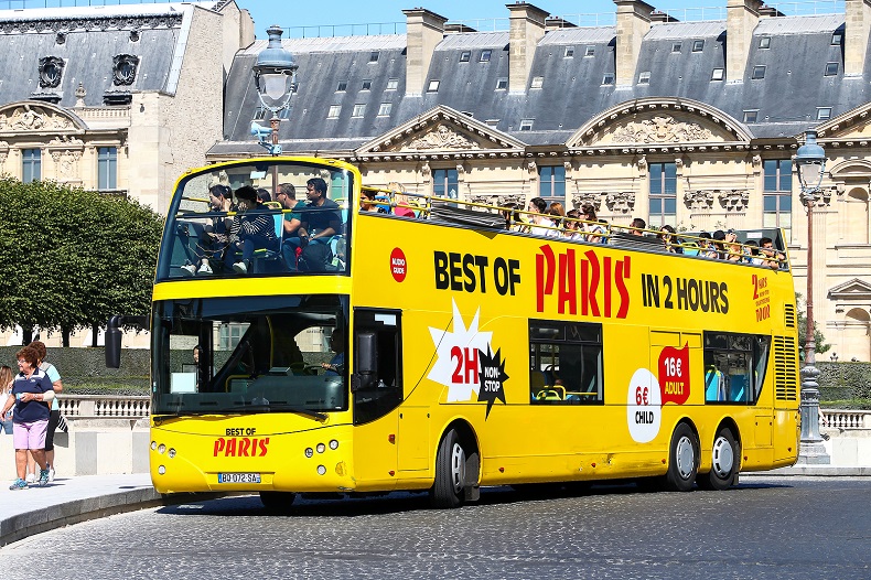 Stadtrundfahrt Paris - Hop-on Hop-off Doppeldeckerbus